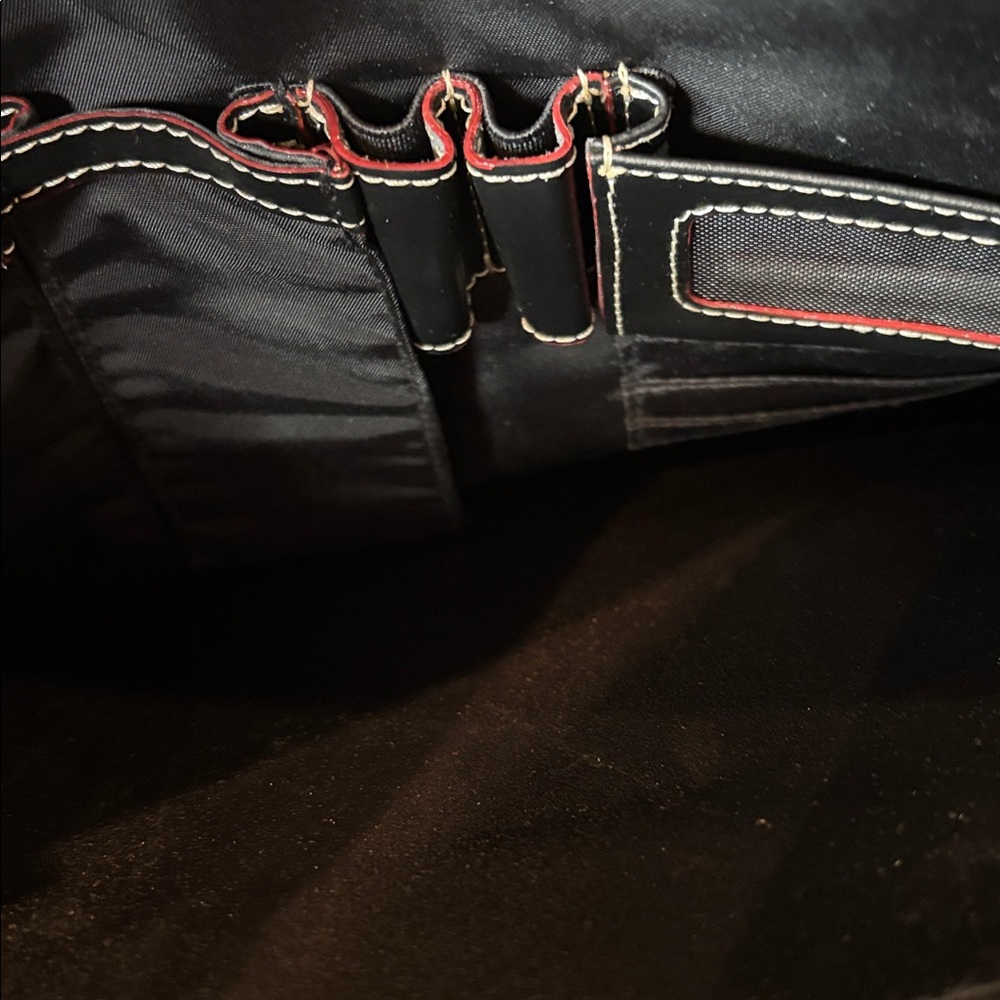 LODIS, Genuine Black Leather Tote Bag - Picture 7 of 8